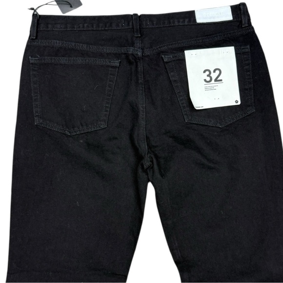 RE/DONE 70s Bell Bottom Jeans in Black Size 32 NWT, Mid Rise Flare Jeans - Picture 8 of 15